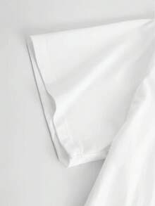 Pogi Since Birth Plus Size T Shirt Women Fashion Casual Graphic Tee Top Summer Outfit For Women Streetwear Fashion Clothing Gift For Birthday Celebration - 白色 - 查看 3