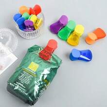 12-Piece Extra Wide Food Sealing Clips - Multi-Colored Magnetic Design With Heavy-Duty Construction, Ideal For Potato Chip Storage And Snack Preservation, Kitchen Essential - 12件商品 - 查看 2