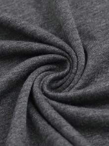 Graphic TeeWomen'S Red Sweater-Style Top With Snowman & Wine Print - Soft Light Beige Round Neck Long Sleeve Shirt, Cozy Winter Party Outfit For Christmas & New Year'S Evegifts For Mom-Free Shipping - Xám - Xem 4