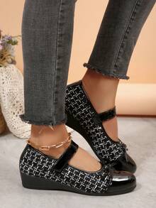 Punk Bow Beach Style Women Shoes - Black - View 4