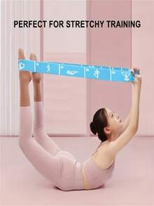 Multi-Functional Yoga And Pilates Resistance Bands, Portable Flexibility And Strength Trainers, Suitable For Home Fitness, Dancing And Traveling, Yoga Exercises, Stretching Multi-Ring Adjustable Exercise Bands, Elastic Yoga Stretching Bands, Universal Resistance Bands For Dance, Gymnastics, Exercise, Pilates, Rope Stretching Exercises - Multicolor - View 9