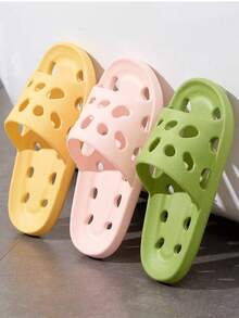 نعال استحمام من مادة EVA مانعة للانزلاق وسريعة الجفاف وقابلة للتنفس، مناسبة للاستخدام في المنزل والحمام والمسبح والاستحمام، مضادة للبكتيريا ومانعة للروائح وخفيفة الوزن، بتصميم أنيق للأزواج للمنزل والحمام والفندق والشاطئ، نعال منزلية