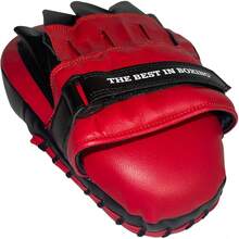 Curved Focus Punch Mitts, Red - 1 - Ver 5