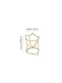 Rejilla de secado para huevos de belleza, soporte metálico para esponja y huevos cosméticos, para guardar en vacaciones, baño, dormitorio, gran capacidad - Dorado - Ver 7