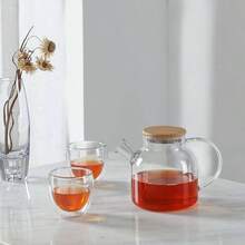 Glass Teapot Stovetop , 600ML/20.3oz Teapots With Removable Spout, Teapot Loose Leaf And Blooming Tea - 20.3oz/600ml - View 6