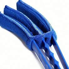 1-4 Pcs Reusable Window Cleaning Tools - Easy To Use And Washable - Suitable For Blinds, Curtains, Etc. - Detachable And Washable Duster Brush, Home Crevice Cleaning Brush, Car Vent Cleaning Brush, Blind Cleaning Tool - Multicolor - View 8