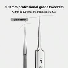 3/5件套带收纳盒不锈钢黑头粉刺去除器套装，精密粉刺去除器，适用于美容院 - 彩色 - 查看 3