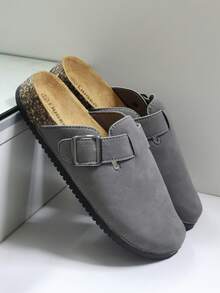 Dép lê đế cork thời trang và thanh lịch, thoải mái, kiểu dáng dép xỏ ngón, phù hợp cho cả nam và nữ, thích hợp đi làm, ở nhà, văn phòng, du lịch, đi biển, mọi mùa. - Màu Xám nhạt - Xem 6