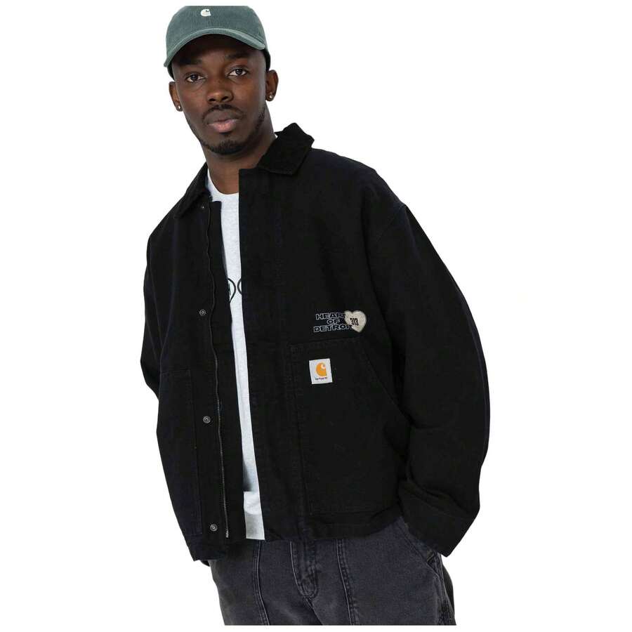 Carhartt Wip Jacket I035553-0,00E+00 For Man In Color Black - الأسود - مشاهدة 1