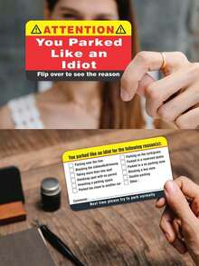 50 张 56D 纸张，您像名片一样停车，可写不良停车卡，多种原因非法停车，无许可证区域违规警告通知。返校。学校用品