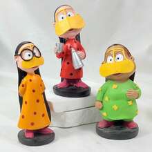 1 pieza Figura decorativa de Ramadán, con un atuendo vibrante de naranja, azul, rojo y verde, decoración de Ramadán, un gran regalo - Multicolor - Ver 5