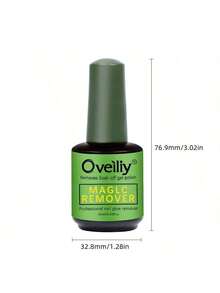 Oveiliy 15ml 速干指甲凝胶卸甲液，UV凝胶指甲油魔法爆裂卸甲凝胶，3-5分钟轻松卸除凝胶，凝胶指甲油套装，凝胶指甲油脱脂剂，美甲，家庭沙龙，女士美甲礼物 - 無色 - 查看 4
