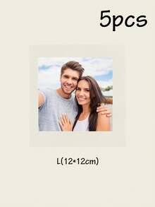 定制熨烫贴纸，个性化T恤熨烫贴纸，定制热转印，可定制照片/文字/Logo/图片的生日礼物，结婚礼物，DTF转印膜，胸前Logo熨烫贴纸，新郎新娘，伴娘伴郎，朋友，家人，必备品，定制热转印印刷，尽显魅力，节日日历，永恒的爱 - 風格A - 查看 18