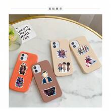 1套/50张 奇幻故事贴纸 笔记本电脑手册 水杯装饰 防水DIY贴纸，可爱漂亮，送朋友的礼物，创造惊喜，美观又实惠，新年礼物，情人节礼物，复活节礼物（随机风格） - 彩色 - 查看 11