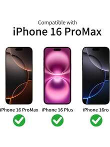 3 bucăți de folie de protecție din sticlă securizată compatibilă cu 16 Pro Max/17 Pro Max/17/17 Pro/17 Air/15/14/13/12/11, compatibilă cu husele de telefon, duritate 9H, transmitanță a luminii de înaltă definiție 99,99%, rezistentă la zgârieturi, ultra-durabilă și fără bule. Elemente esențiale de protecție a ecranului, aplicabile pentru uz zilnic, birou, acasă, protecție zilnică pentru birou, acasă, protecție ecran telefon, accesorii telefon, impermeabilă, rezistentă la șocuri, anti-cădere, rezistentă la zgârieturi. - clar - Vizualizare 2