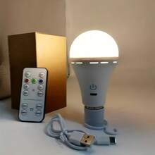 2 bóng đèn LED điều khiển từ xa thông minh, pin dung lượng lớn, sử dụng lâu dài, có điều khiển từ xa, bóng đèn LED sạc được, có thể tháo rời, đèn chiếu sáng xung quanh, đèn bàn, đèn tường, đèn cầu, đèn khẩn cấp, 3 màu ánh sáng, bóng đèn LED sạc USB kèm móc treo - Độ sáng cao, di động, thích hợp cho phòng ngủ, phòng khách, có thể sử dụng với điều khiển từ xa, áp dụng cho nhiều loại đèn, ngoài trời, cắm trại, nhiều màu sắc và ánh sáng trắng có thể điều chỉnh - Nhiều - Xem 13