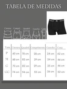 Kit 8 Polo Wear Original Adult Men's Premium Boxer Briefs - 多彩的 V - 查看 6