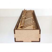 Juego de Carretes de Madera de conejo, Caja Organizadora de Hilos con Diseño de Conejo para Almacenamiento de Material de Bordado y Costura, bobinas para Hilo de madera - 1 - Ver 7