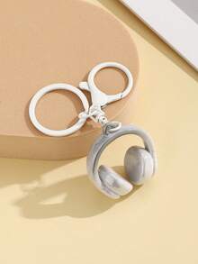 New Handmade DIY Realistic 3D Earphone Keychain, 1pc Cute Earphone Pendant Keychain, Creative Gift For Holidays, Suitable For Daily Use, Gift For Friends - Multicolor - View 3