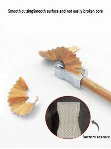 مجموعة 2/4/6/8/10 قطع من مبراة أقلام معدنية صغيرة، مبراة أقلام يدوية من سبيكة الألومنيوم بفتحة واحدة، مناسبة لمتاجر القرطاسية ومنطقة لوازم المدرسة - فضي - مشاهدة 2