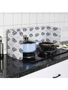 2pcs/1pc Kitchen Oil Splash Guard, Cooking Splash Proof Board, Gas Stove Splash Water Shield, Multifunctional Foldable High Temperature Resistant Aluminum Foil Oil Splash Guard - Multicolor - View 11