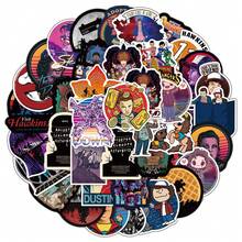 一套250张Q版涂鸦风格日记贴纸，热门电视剧周边产品，情人节礼物、新年礼物、复活节礼物 - 彩色 - 查看 3