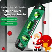 Torpedo-Type Magnetic Level, Mini Level, Micro Meter, Balance Ruler For Woodworking - Multicolor - View 2