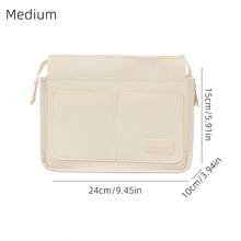 1个轻便手提包收纳内胆，女士化妆包，旅行洗漱包，小型手提包内衬 - 米色 - 查看 17