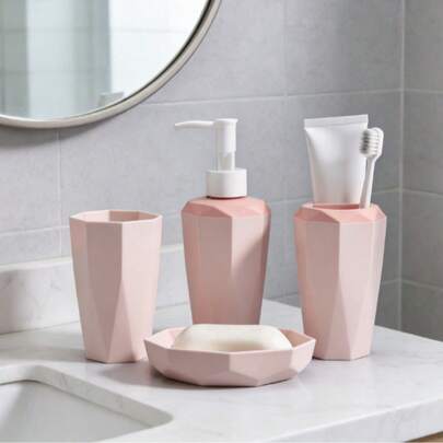 Luxus Badezimmer 4-teiliges Set, hochwertiges Badezimmer Waschtisch Set