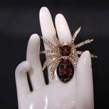 Spider Brooch - Multicolor - View 3