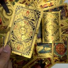 Bộ bài Tarot cổ điển - 80 lá bài Golden Sun kích thước 4.7in*2.8in (12cm*7cm) dành cho người mới bắt đầu - Bài Tarot đa chế độ, nguyên bản - Bài Tarot chống thấm nước và chống rách - Hướng dẫn bộ bài Tarot, ý nghĩa các lá bài Tarot cho người mới bắt đầu và chuyên gia - Bói toán, dự đoán tương lai, bài Oracle, bài Tarot Giáng sinh, Halloween, Lễ Tạ ơn, quà tặng, vận mệnh, tương lai, lời tiên tri (Kèm hướng dẫn sử dụng đầy màu sắc) - Nhiều màu - Xem 4