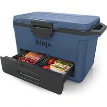 FrostVault Hard Cooler With Integrated Dry Storage Drawer 47 Litre Capacity Food  Temperatures Under 4 Degrees FB151BlANZ Blue - LakeshoreBlue - View 1