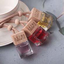 Car Air Freshener Rearview Mirror Pendant Decor, Removes Odor, Long-Lasting Fragrance, Car Fragrance, Auto Accessories, Odor Eliminator - Multicolor - View 9