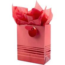Greeting Cards - Medium Red Stripes - View 2