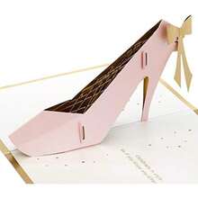 Hallmark Shoebox - Juego de tarjetas de cumpleaños (tarjetas con sobres), Gracias por ti(Pop Up, Zapatos) - Multicolor - Ver 1