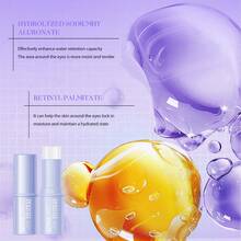 Bastão de Retinol para os Olhos - Creme Anti-Envelhecimento para Olhos contra Rugas, Olheiras e Inchaço, Bálsamo Hidratante Portátil no Estilo de Batom com Ácido Hialurônico e Esqualano, Testado por Pessoas Reais, Líquido: 7g - Multicolorido - Visão 6