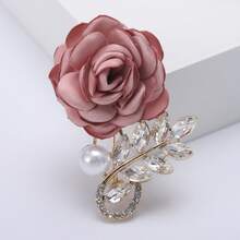 Broche decorado con flores y perlas de imitación para el Día de San Valentín - Multicolor - Ver 11