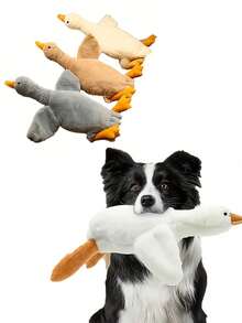 1pc Pack Soft Duck: Colorful Tie Dye Cat And Dog Plush Toys, Upgraded Version (Embroidered Eyes+No Zipper Design), Companion Dog, Washable Giant Cat And Dog Duck Toys, Soft Plush Toys, Dog Companion Toys, Pet Holiday Gifts, Halloween, Christmas! - Multicolor - View 5