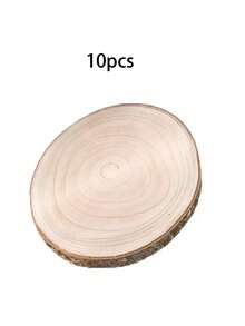 10/4/1pc Natural Wood Chips, Large Round Veneer Wood Chips For Handicrafts, Hand-Painted Diy Handicraft Materials, Suitable For Central Decorations, Artworks, Handicrafts, DIY Projects, Painting Accessories, Party Gifts, Christmas Decorations And Home Decorations, Christmas Handicrafts, Christmas, Durable And - Multicolor - View 13