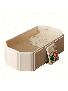 Portable Folding Bathtub - Easy To Clean, Inflatable Rectangular PVC Bathtub With Built-In Seat And Backrest. Versatile Use For Teens, Adults, Indoor/Outdoor, Suitable For Vacation And Home Leisure. Dual-Use Indoor/Outdoor Bathtub, Fun Design, Easy To Store.