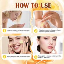 SUMIFANG Bee Peptide Firming Cream - Transform Your Skin Into A Youthful And Defined Look! Rich In High-Purity Bee Peptide, It Delivers Visible Lifting And Tightening Effects, Deeply Penetrating The Skin To Smooth Out Wrinkles, Tighten Loose Areas, And Restore A Plump, Bright And Firm Glow. - 黃色 - 查看 7