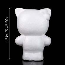 1件装DIY玫瑰熊手工套装 - 泡沫泰迪熊制作材料包，适合情人节和母亲节装饰，包含拥抱熊、多种尺寸的泰迪熊、兔子、狗狗模具及模型配件，手工家居装饰