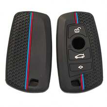 Silicone Car Key Case Cover Shell Fob For BMW F30 F31 F32 F34 F20 F21 F07 F10 1 3 5 7 Series X1 X3 G01 X4 G02 X5 F15 F16 M3 M4 - Black - View 5