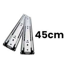 Kit Of 3 Pairs Of Telescopic Slide Rails In Various Sizes - Easy Installation - 鋁 - 查看 11