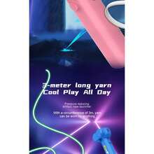 Electric Glow KU-STRING Rope Launcher - 3M Luminous Creative Propeller Toy Christmas Gift - 藍色-1 - 查看 4
