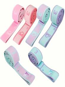 Multi-Functional Yoga And Pilates Resistance Bands, Portable Flexibility And Strength Trainers, Suitable For Home Fitness, Dancing And Traveling, Yoga Exercises, Stretching Multi-Ring Adjustable Exercise Bands, Elastic Yoga Stretching Bands, Universal Resistance Bands For Dance, Gymnastics, Exercise, Pilates, Rope Stretching Exercises - Multicolor - View 3