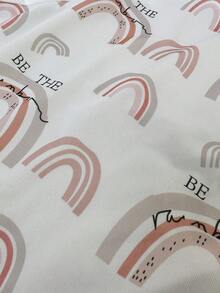 1pc Long Sleeve Baby Bib, Rainbow Whale Leaf Deer INS Style Children's Smock, Easy Clean Weaning Reversible Clothing, For Feeding High Chair/Stroller/Table, Machine Washable, Christmas, Thanksgiving, New Year Gift - Multicolor - View 7