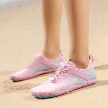 2025 New Barefoot Hiking Shoes For Women & Men, Non-Slip Wide Toe Running Footwear With Copper Grounding Insoles & Rivets, Breathable Comfortable Unisex Outdoor Sneakers - Hồng - Xem 3