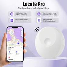 Air Tracker Item Finder And Key Finder, Compatible With IOS, Portable Anti-Lost Tag With Keychain, Suitable For Luggage/Lost Items, Pets, Cats, Dogs, Backpacks, Wallets, Elderly, Keys, Etc., Global Precise GPS Tracking, Compatible With "Find My" App (Not Supported On Android!), Anti-Lost Device, Privacy Protection, Suitable For Rooms, Suitcases, Etc., Great Christmas And Birthday Gift (Black/White) (220mAh Battery) - TAG-a Type-anti-lost Device - View 9