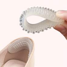 3pcs Anti-Slip Silicone Heel Protectors - 3 Pairs Anti-Wear Silicone Heel Stickers, Women's High Heel Grip, Men's Heel Pads, Insert Pads, Suitable For Various Shoes, Heel Care, Prevent Blisters And Improve Shoe Comfort - 3件 - 查看 5